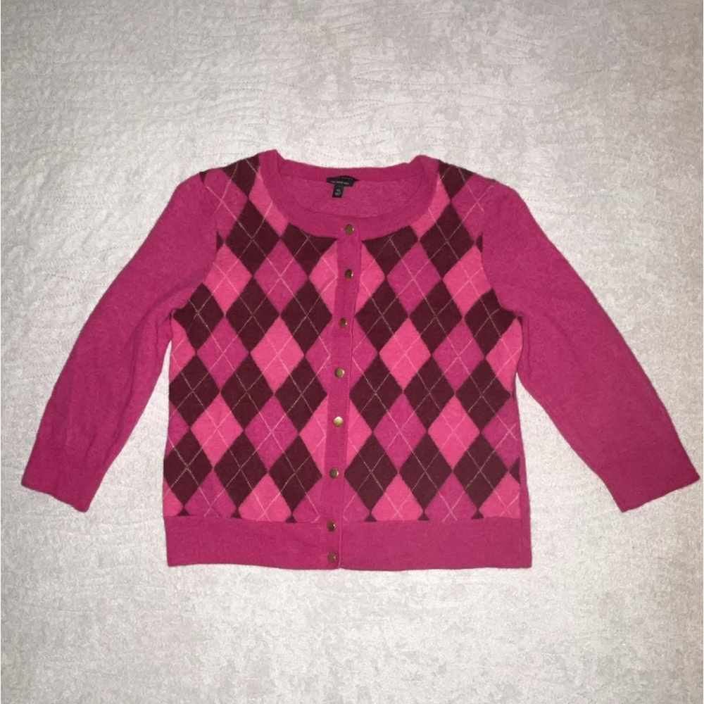 Talbots 100% Merino Wool Preppy Cardigan
